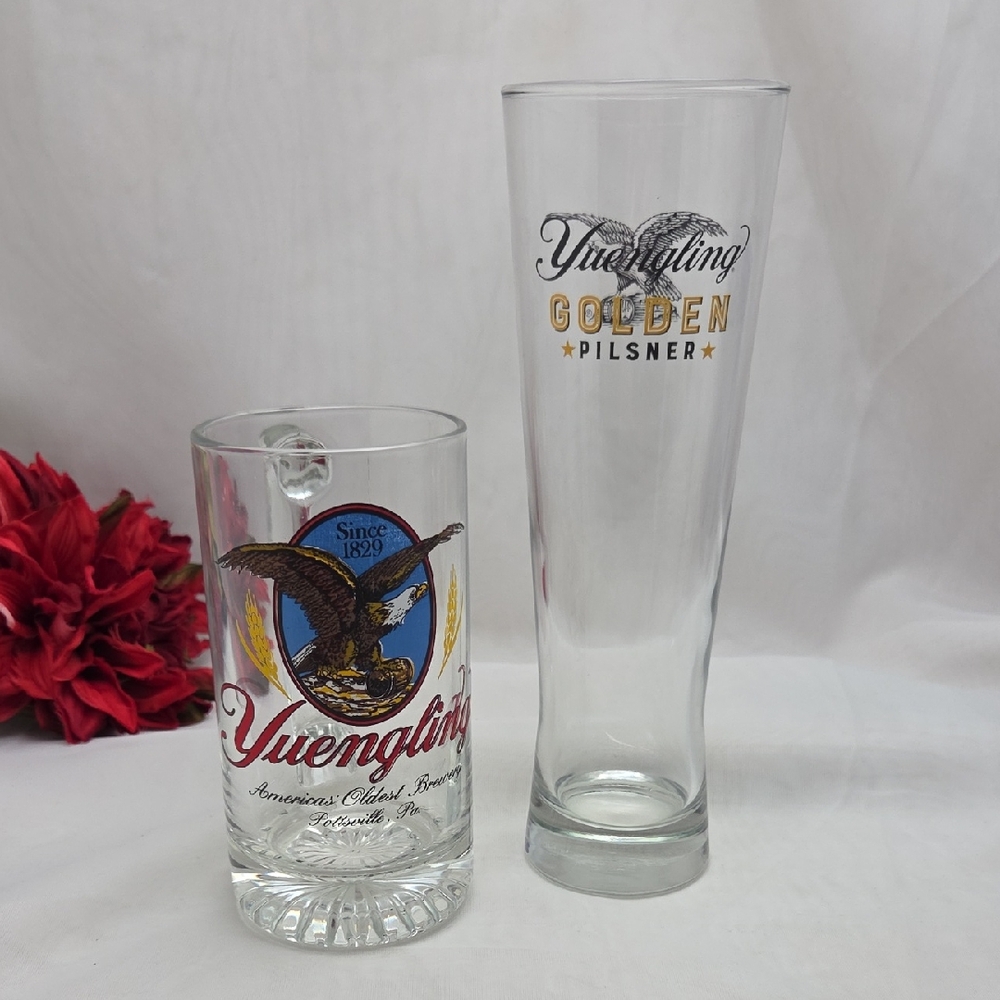 Vintage Yuengling Beer Glasses